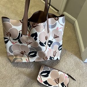 Kate Spade tote bag with matching pouch
